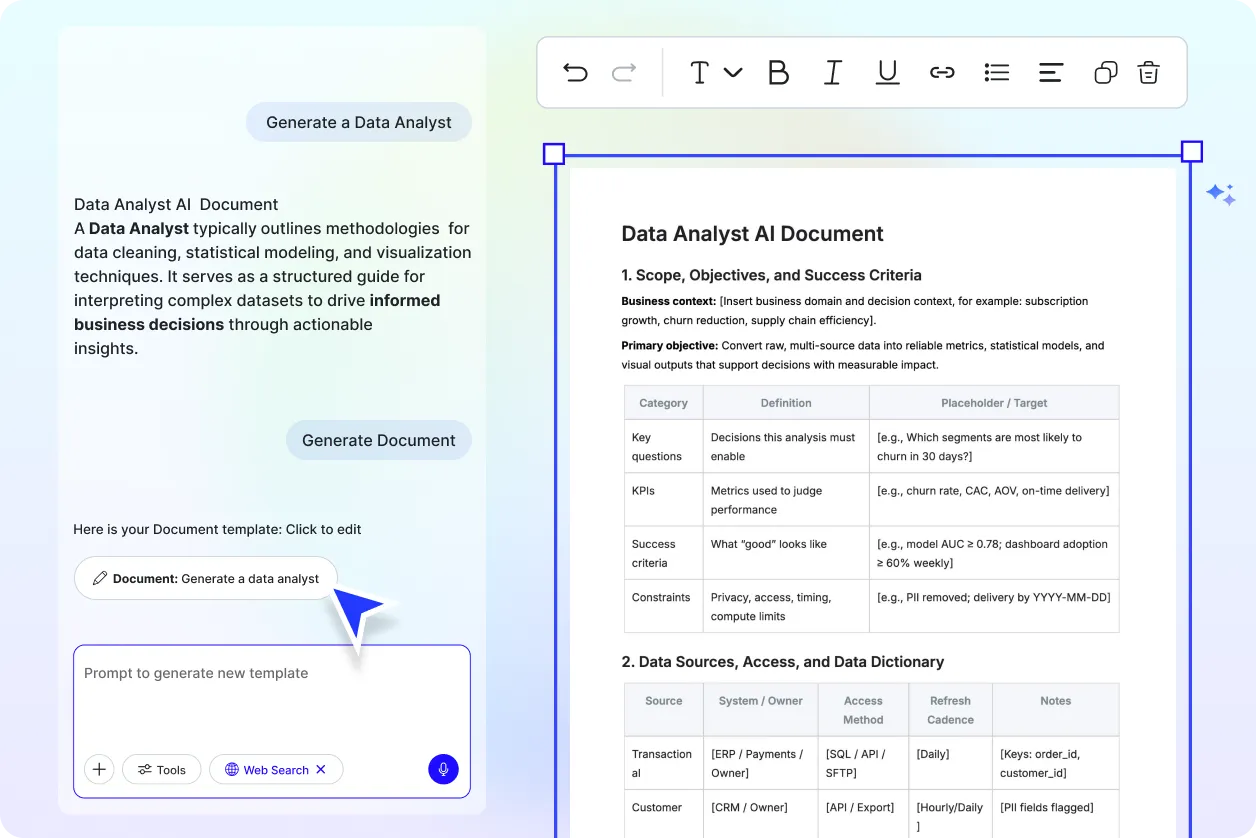 Free AI Data Analysis and Visualization Online